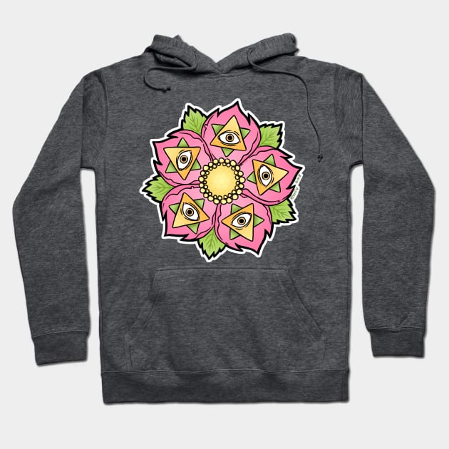 Weird Rose Hoodie by Raven's Random